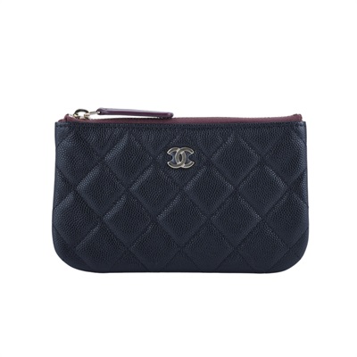 香奈兒 CHANEL 經典 拉鍊 隨身包 小型 AP4020 Y33352 晶片款 黑荔枝POUCH 防塵袋