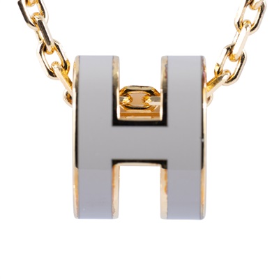 愛馬仕 Hermès Mini Pop H 墜飾 栗子色 H147992Fv55 GD 0235 栗子色MINI POP H項鍊 原廠盒子/防塵袋