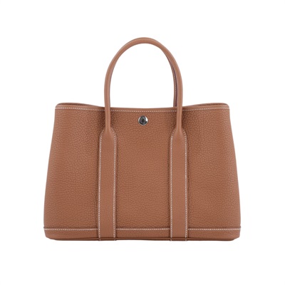 愛馬仕 Hermès Garden Party 花園派對包 30 GP30 K刻 金棕全皮GP30 原廠盒子/防塵袋