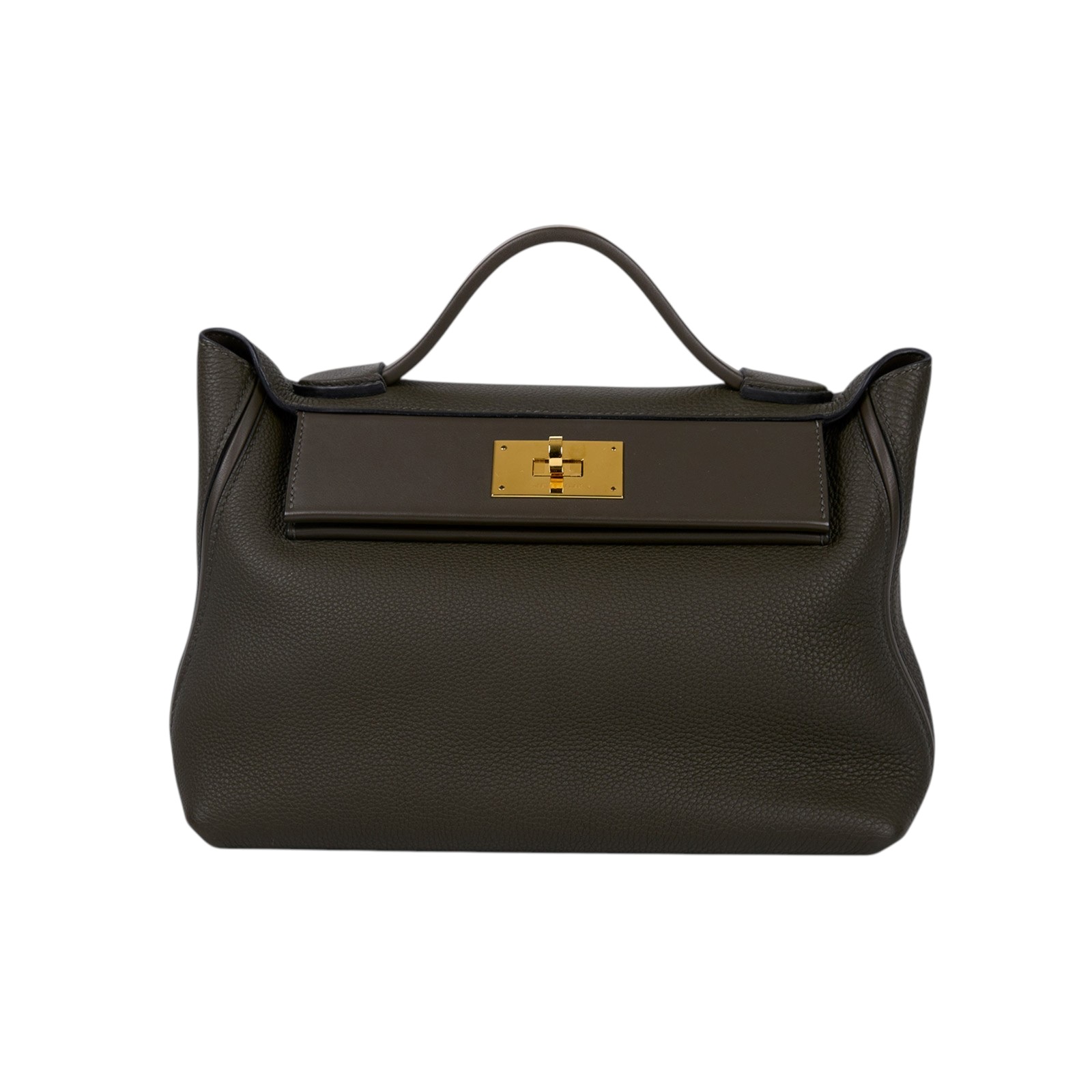 愛馬仕 Hermès 24/24 29 手提包 H075240CCAT Y刻 叢林綠24/24 29 原廠盒子/防塵袋/台灣購買證明