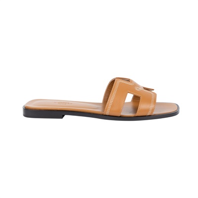 愛馬仕 Hermès Oran 涼鞋 H232160ZvA3375 H232160Z 金棕H拖鞋 #37.5 原廠盒子/防塵袋/購買證明