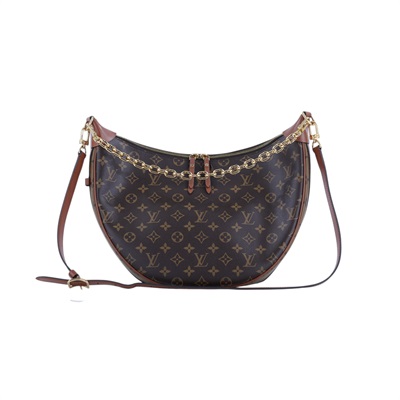 路易威登 LOUIS VUITTON Loop Hobo 經典帆布 半月包 單肩包 M46311 晶片款 原花Loop Hobo 原廠盒子/防塵袋