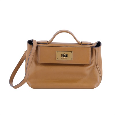 愛馬仕 Hermès 24/24 21 Mini 手提包 H082817CCAB H082817/U刻 焦糖24/24 MINI 原廠盒子/防塵袋/購買證明