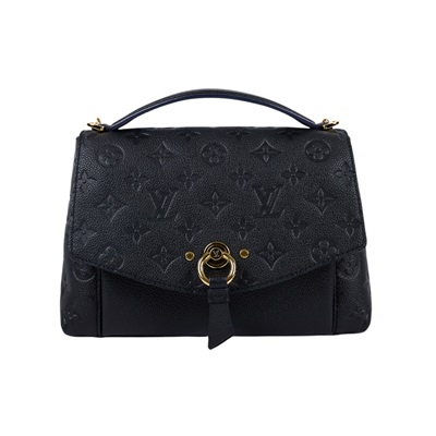 路易威登 LOUIS VUITTON Blanche BB 牛皮 壓紋 手提 肩背包 M43624 黑原花壓紋BLANCHE BB手提肩背包 無附屬品
