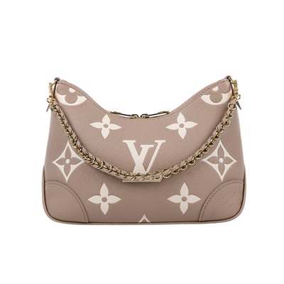 路易威登 LOUIS VUITTON Boulogne PM 牛角包 斑鳩灰色 奶油色 M13224 晶片款 斑鳩灰BOULOGNE PM 防塵袋/購買證明
