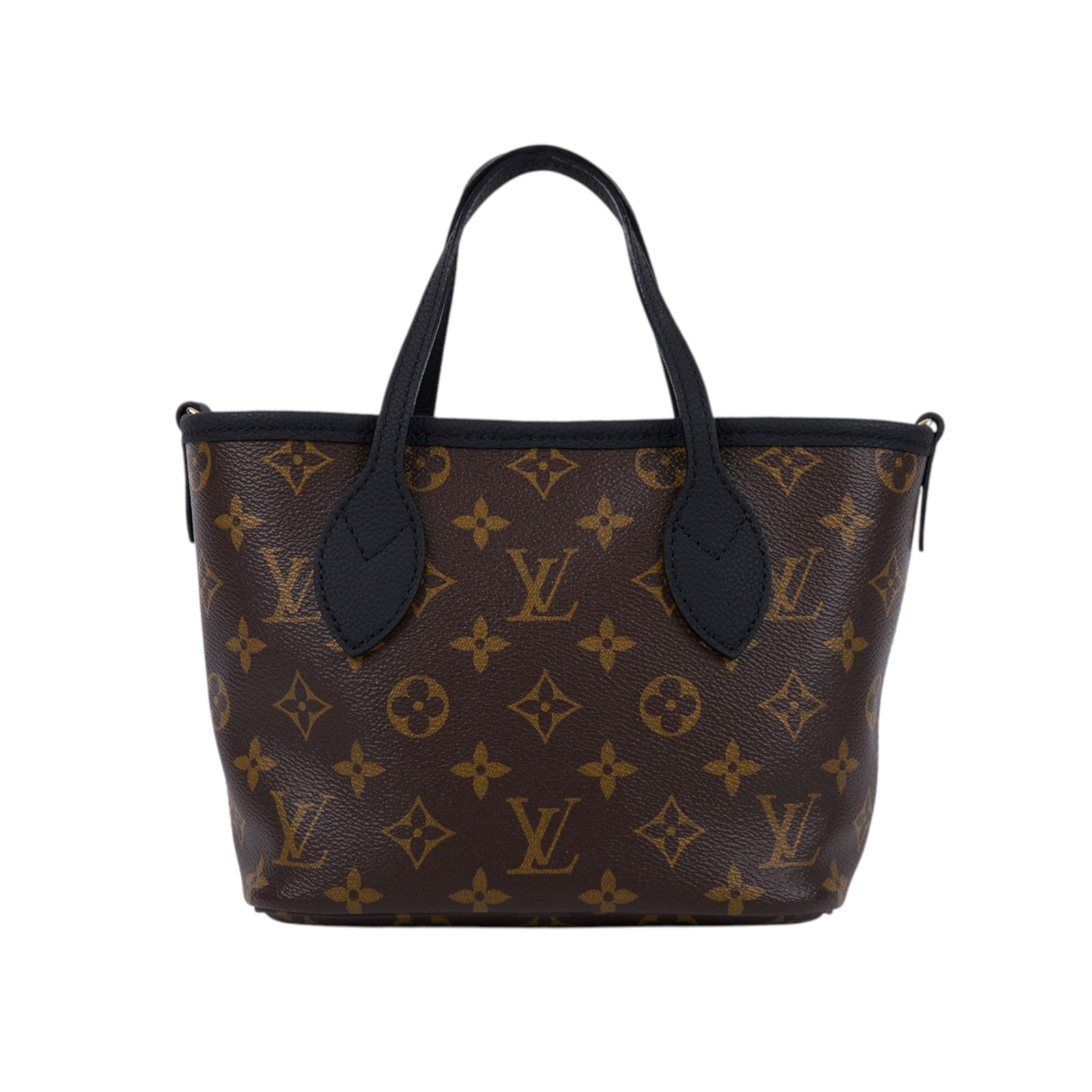 路易威登 LOUIS VUITTON 新款雙面設計 Neverfull Bandoulière Inside Out BB 托特包 黑色 M12099 晶片款  防塵袋