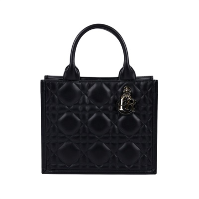迪奧 CHRISTIAN DIOR Book Tote 小型 托特包 皮革 M1325OWHP 黑BOOKTOTE 小型 防塵袋/保證卡