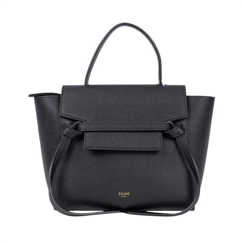 思琳 CELINE 珠地小牛皮 袖珍型 Belt 手袋 189003ZVA 黑 BELT BAG鯰魚包NANO 防塵袋