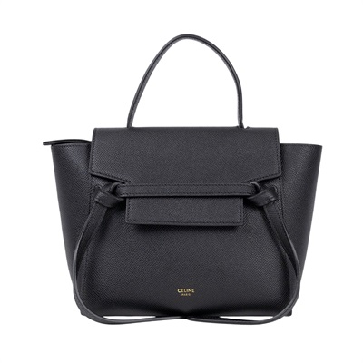 思琳 CELINE 珠地小牛皮 袖珍型 Belt 手袋 189003ZVA 黑 BELT BAG鯰魚包NANO 防塵袋