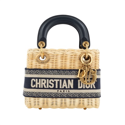 迪奧 CHRISTIAN DIOR Lady Dior 迷你 手提 肩背包 M0505CMVO  原廠盒子/防塵袋/保證卡/購買證明/背帶