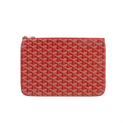 高雅德 GOYARD Senat Pouch GM 手拿包 SENAT2GMLTY 紅色SENAT 手拿包 GM 原廠盒子