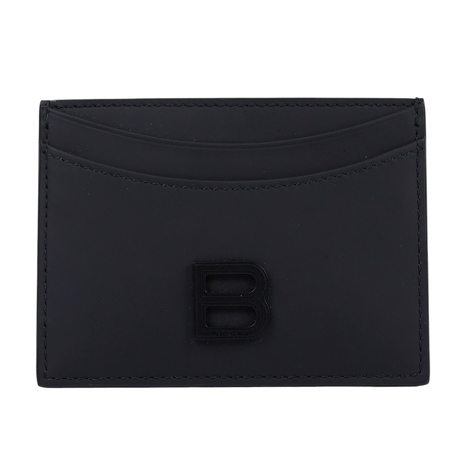 巴黎世家 BALENCIAGA Hourglass 卡片夾 6373702AAN7 黑卡包 原廠盒子/防塵袋/購買證明