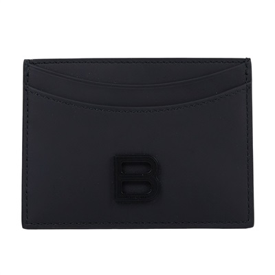 巴黎世家 BALENCIAGA Hourglass 卡片夾 6373702AAN7 黑卡包 原廠盒子/防塵袋/購買證明