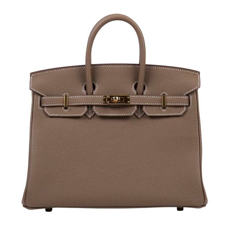 愛馬仕 Hermes Birkin Bag 柏金包 25 大象灰 H041344CC18 H041344/W刻  原廠盒子/防塵袋/鎖組/購買證明影本