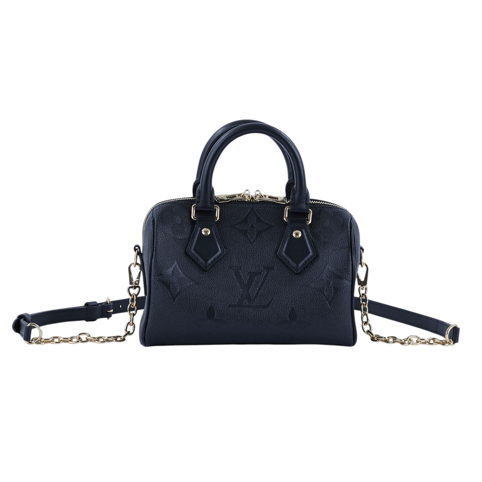 路易威登 LOUIS VUITTON Speedy Bandoulière  20 Noir 手提 斜背 波士頓包 M58953 晶片款  防塵袋/鎖組/韓國購買證明