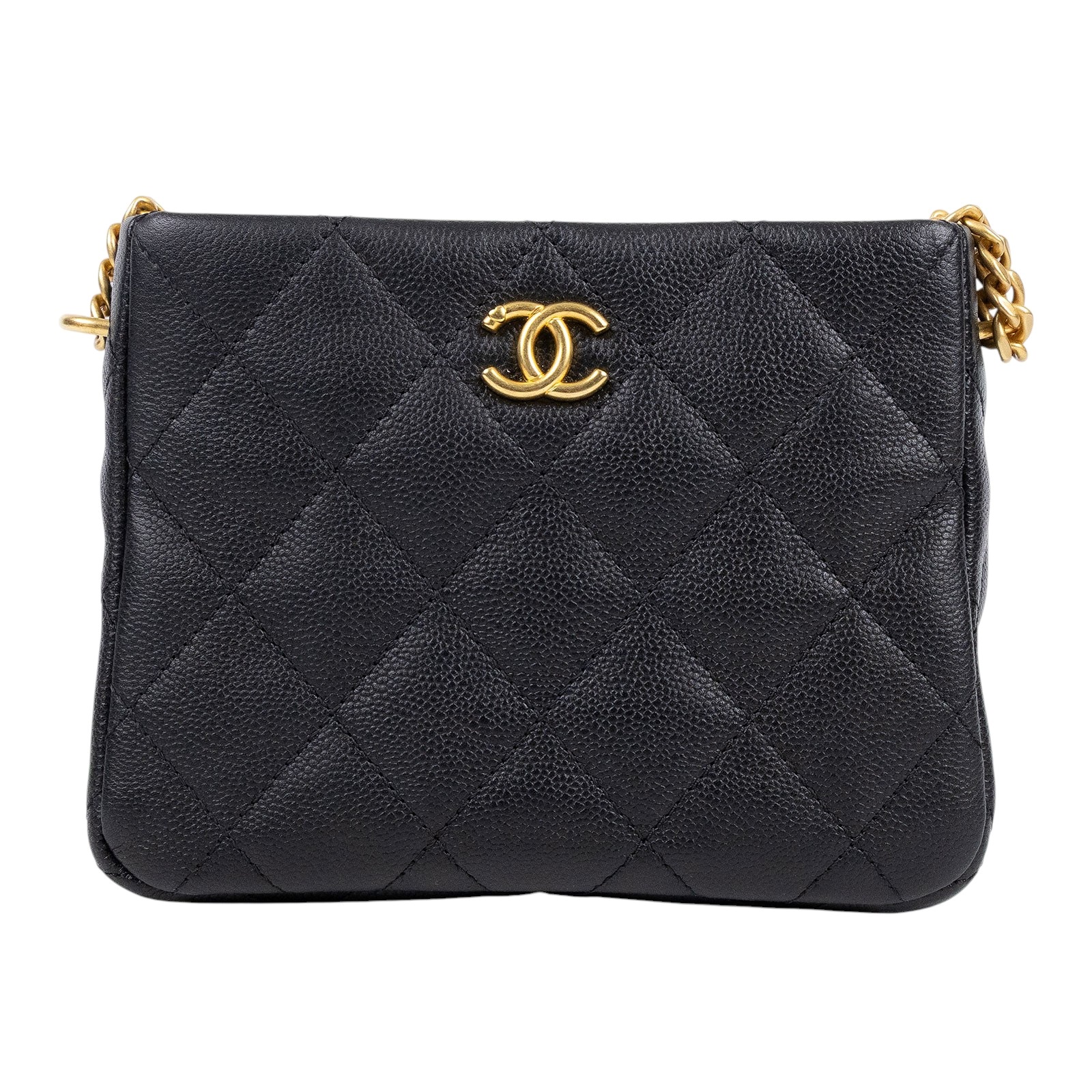 香奈兒 CHANEL 流浪包 Hobo Bag 肩背包 AS3830 B10277 晶片款 黑荔枝愛心調節釦方形肩背包 防塵袋