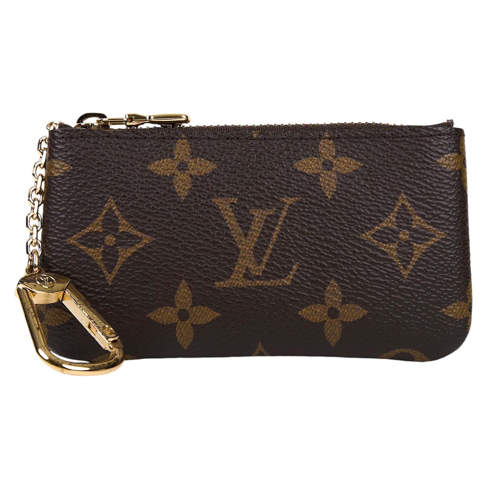 路易威登 LOUIS VUITTON 鑰匙零錢包 吊飾 M62650 原花拉鍊鑰匙包 原廠盒子/防塵袋