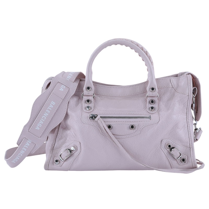 巴黎世家 BALENCIAGA CLassic City S 機車包 431621D94JN 粉機車包 無附屬品