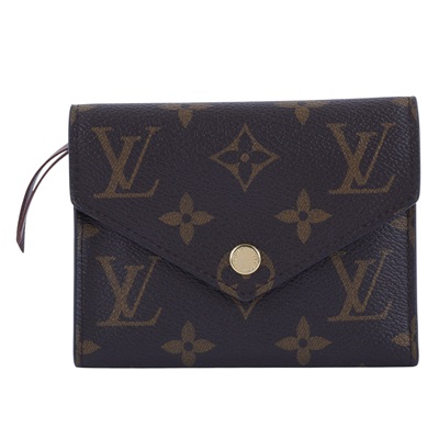 路易威登 LOUIS VUITTON Victorine 錢包 塗層帆布 Monogram M62472 晶片款  防塵袋/購買證明