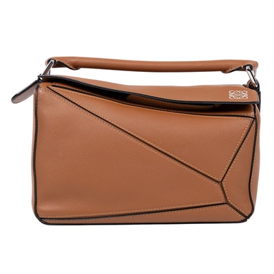羅意威 LOEWE Mandragora small Puzzle bag 肩背 斜背包 A510P60X41 棕PUZZLE SMALL 防塵袋/背帶