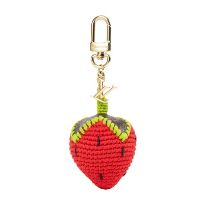 路易威登 LOUIS VUITTON Berrylicious Crochet 包包吊飾 M02583  原廠盒子/防塵袋/購買證明