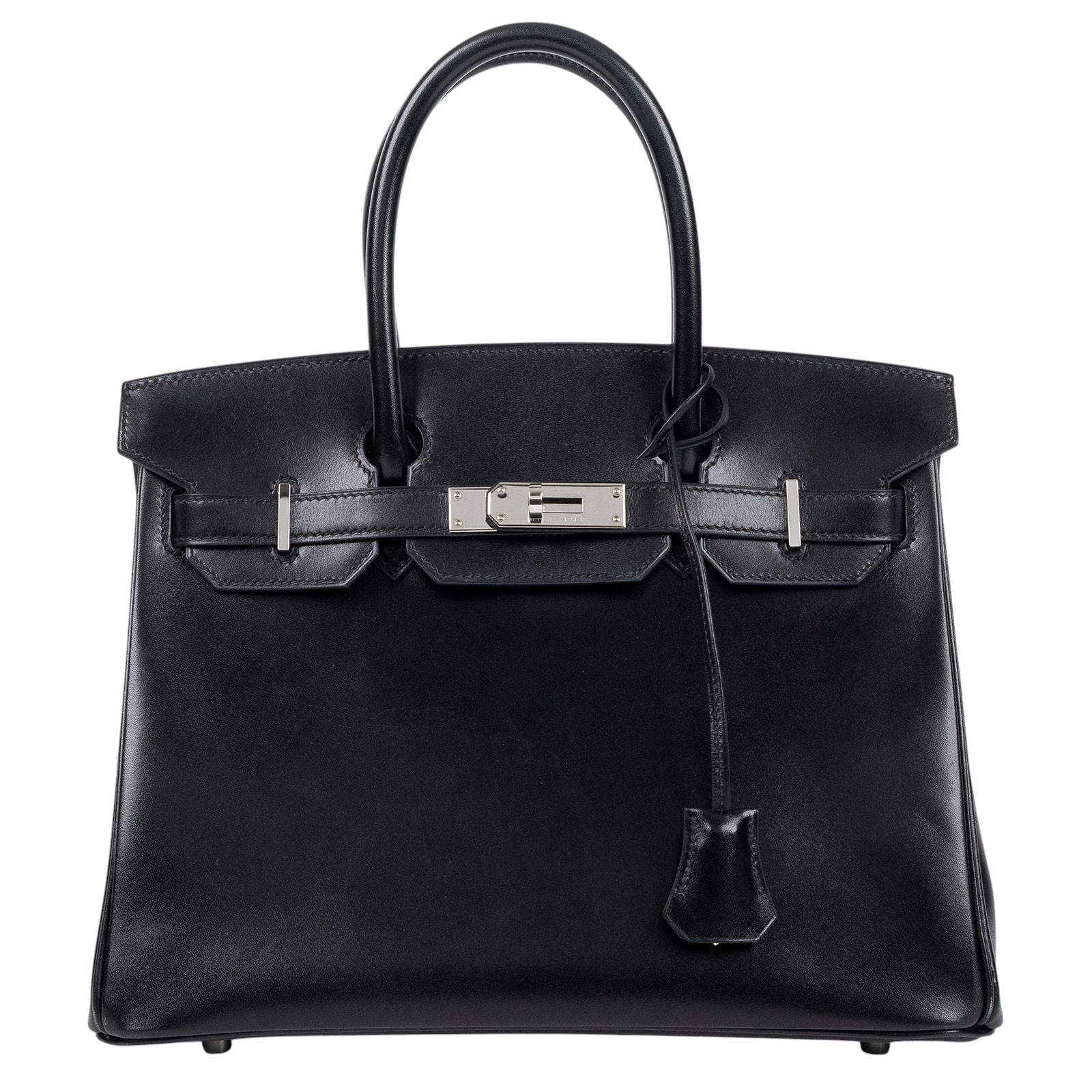 愛馬仕 Hermes Birkin Bag 柏金包 30 BK30 C刻/CSX797 黑BIRKIN30 BOX皮 鎖組