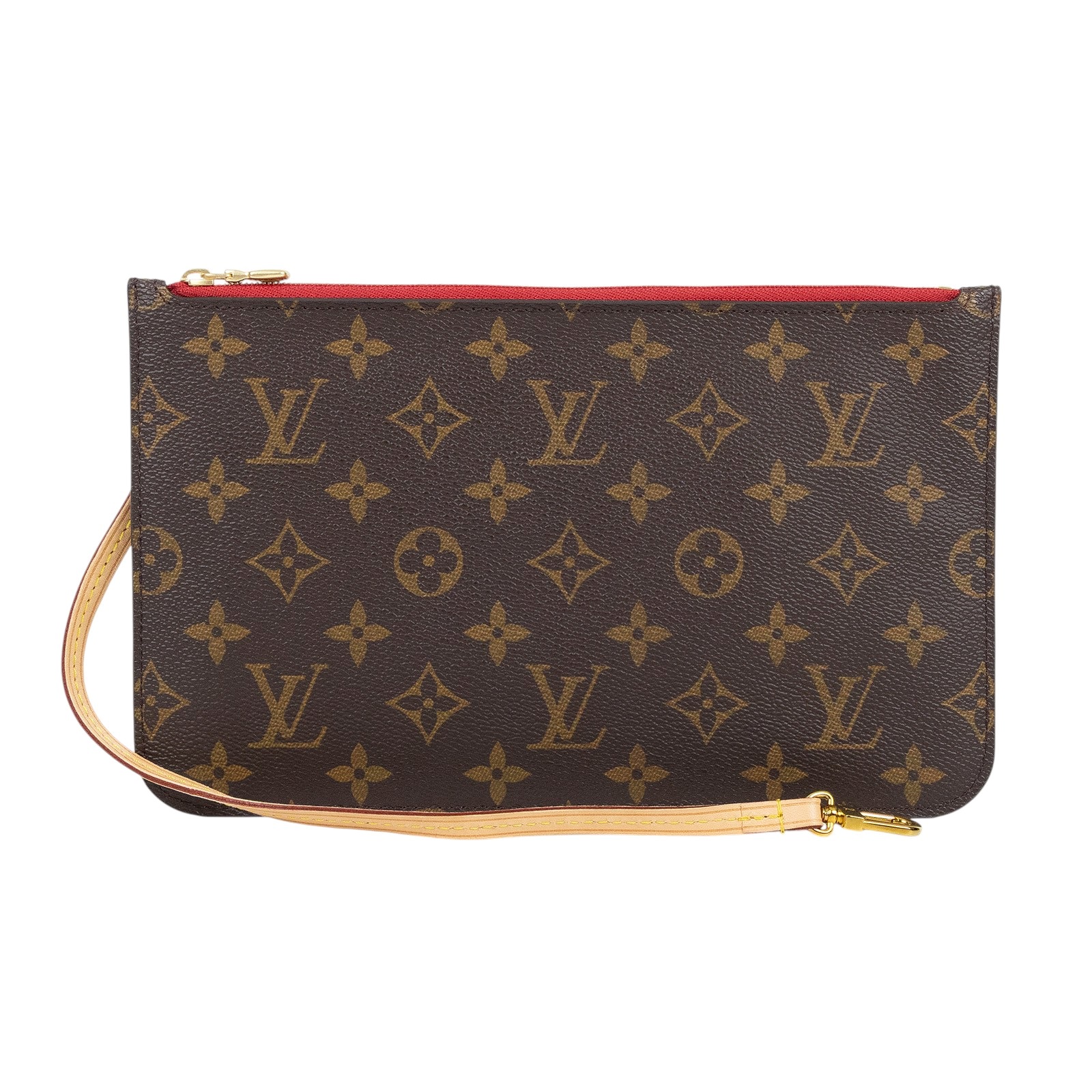 路易威登 LOUIS VUITTON Neverfull MM 櫻桃紅 肩背購物包 M41177 原花Neverfull內附迷你POUCH 無附屬品