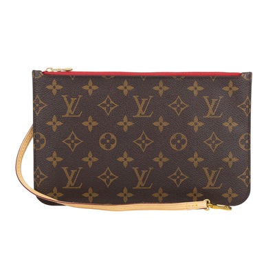 路易威登 LOUIS VUITTON Neverfull MM 櫻桃紅 肩背購物包 M41177 原花Neverfull內附迷你POUCH 無附屬品