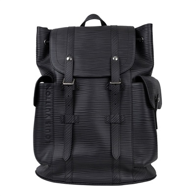 路易威登 LOUIS VUITTON Christopher MM 後背包 Epi XL 壓紋皮革 M24326 晶片款  原廠盒子/防塵袋/吊牌/購買證明