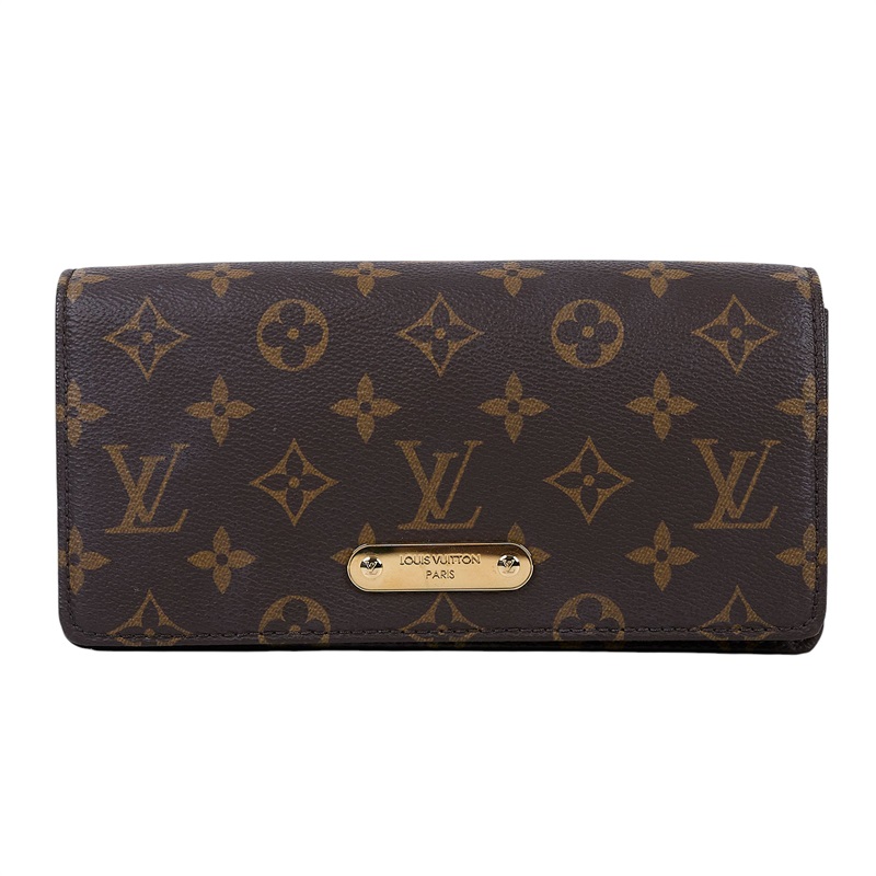 路易威登 LOUIS VUITTON Wallet On Chain Lily 三合一 斜挎包 經典原花 帆布 錢包 M82509 晶片款  原廠盒子/防塵袋/鍊帶/購買證明