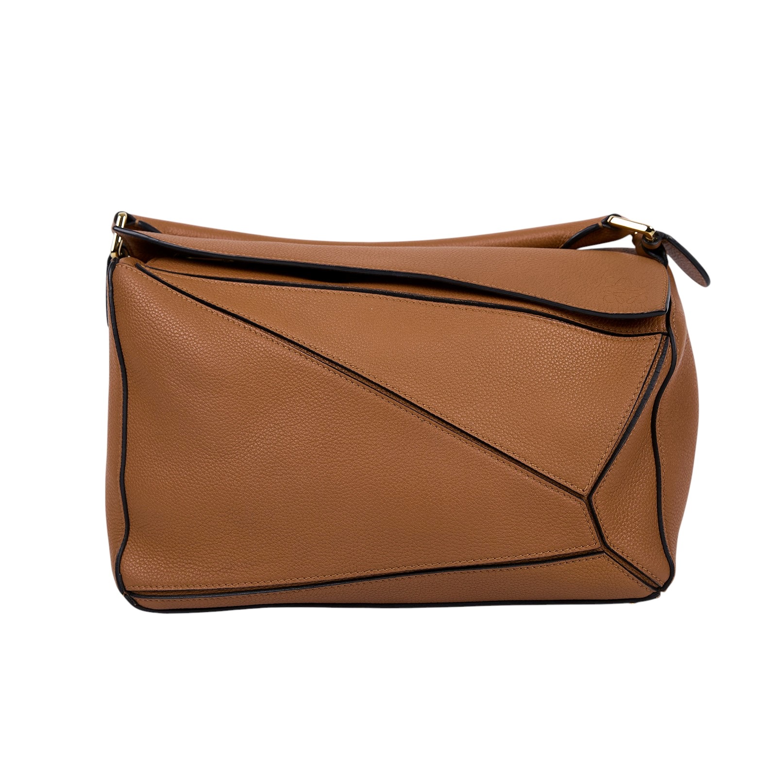 羅意威 LOEWE Medium Puzzle bag 中型 手提 斜背 肩背包 A510P49X14 焦糖PUZZLE 防塵袋