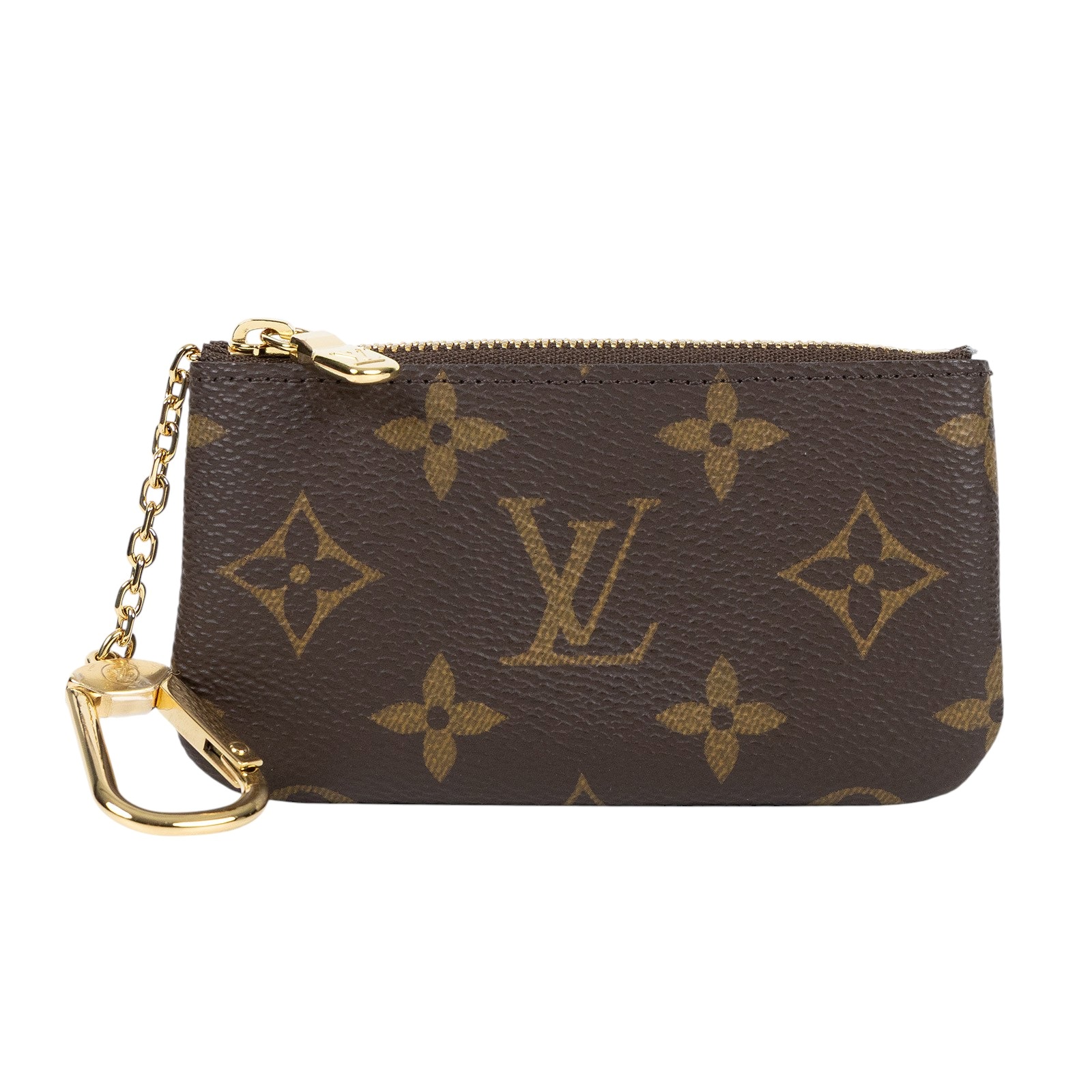 路易威登 LOUIS VUITTON 鑰匙零錢包 吊飾 經典帆布 M62650 原花拉鍊鑰匙包 原廠盒子/防塵袋