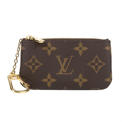 路易威登 LOUIS VUITTON 鑰匙零錢包 吊飾 經典帆布 M62650 原花拉鍊鑰匙包 原廠盒子/防塵袋