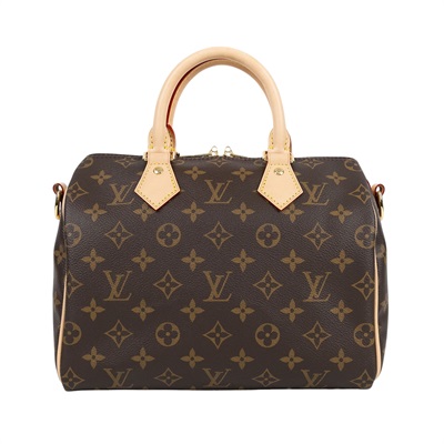 路易威登 LOUIS VUITTON Speedy Bandoulière 25  波士頓包 手提包 經典帆布 M46977 晶片款  防塵袋/背帶/鎖組