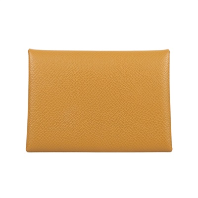 愛馬仕 Hermes Calvi Duo 卡包 CALD B刻 棕CALVI DUO 原廠盒子