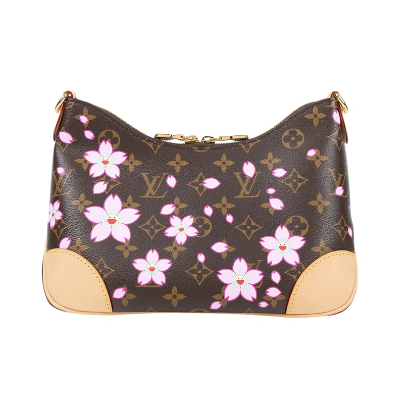 路易威登 LOUIS VUITTON Boulogne PM 牛角包 村上隆聯名 M13265 晶片款  原廠盒子/鍊帶/背帶/購買證明