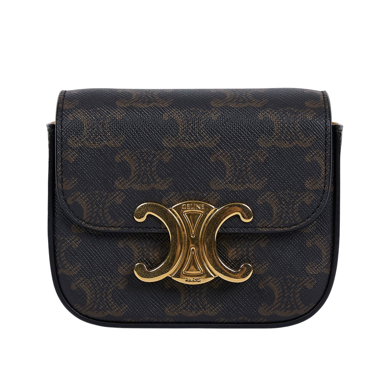 思琳 CELINE Claude 牛皮革 迷你 手袋 10I512DQB 凱旋TRIOMPHE MINI 防塵袋