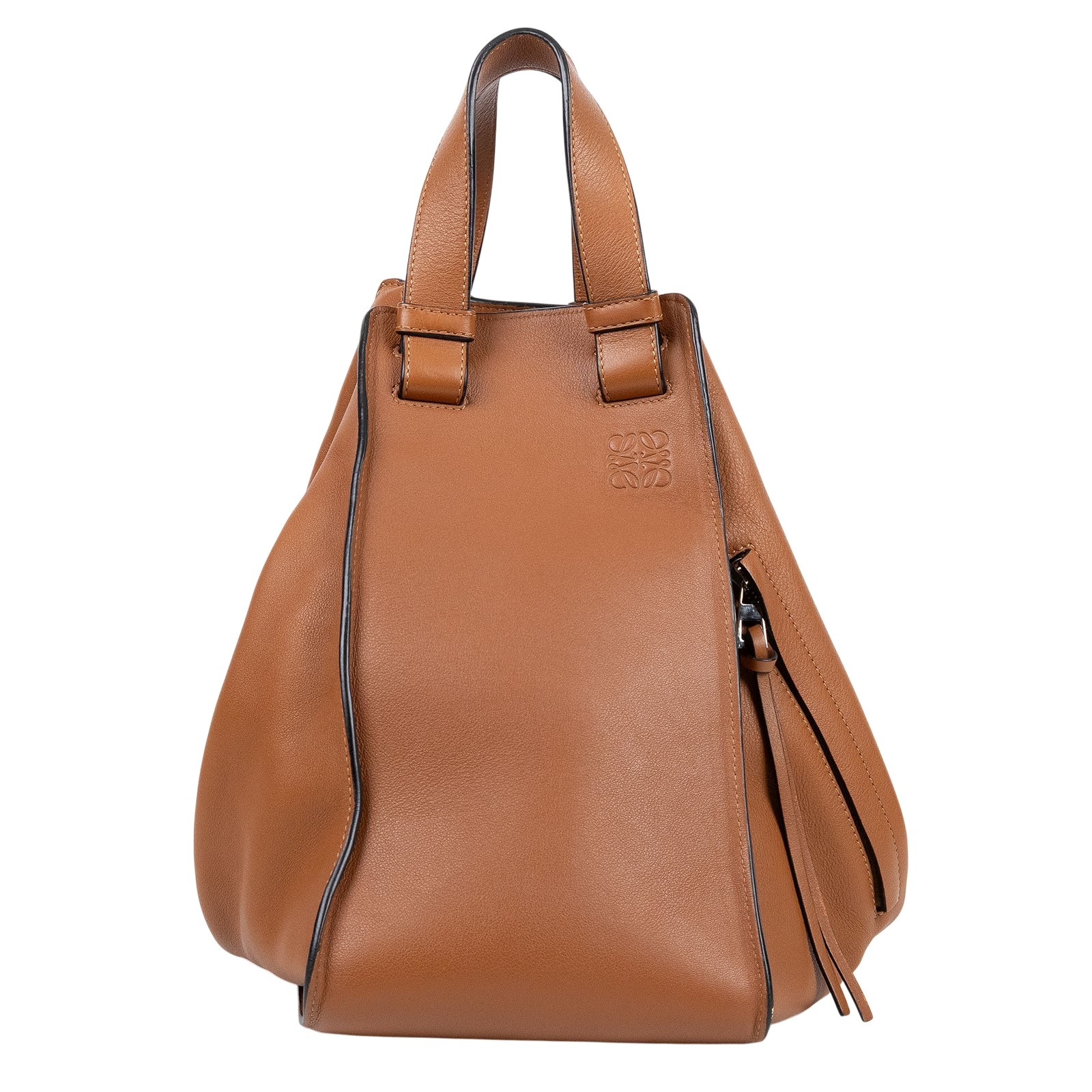 羅意威 LOEWE Small Hammock bag 手提 斜背包 A538S35X51 焦糖HAMMOCK 無附屬品