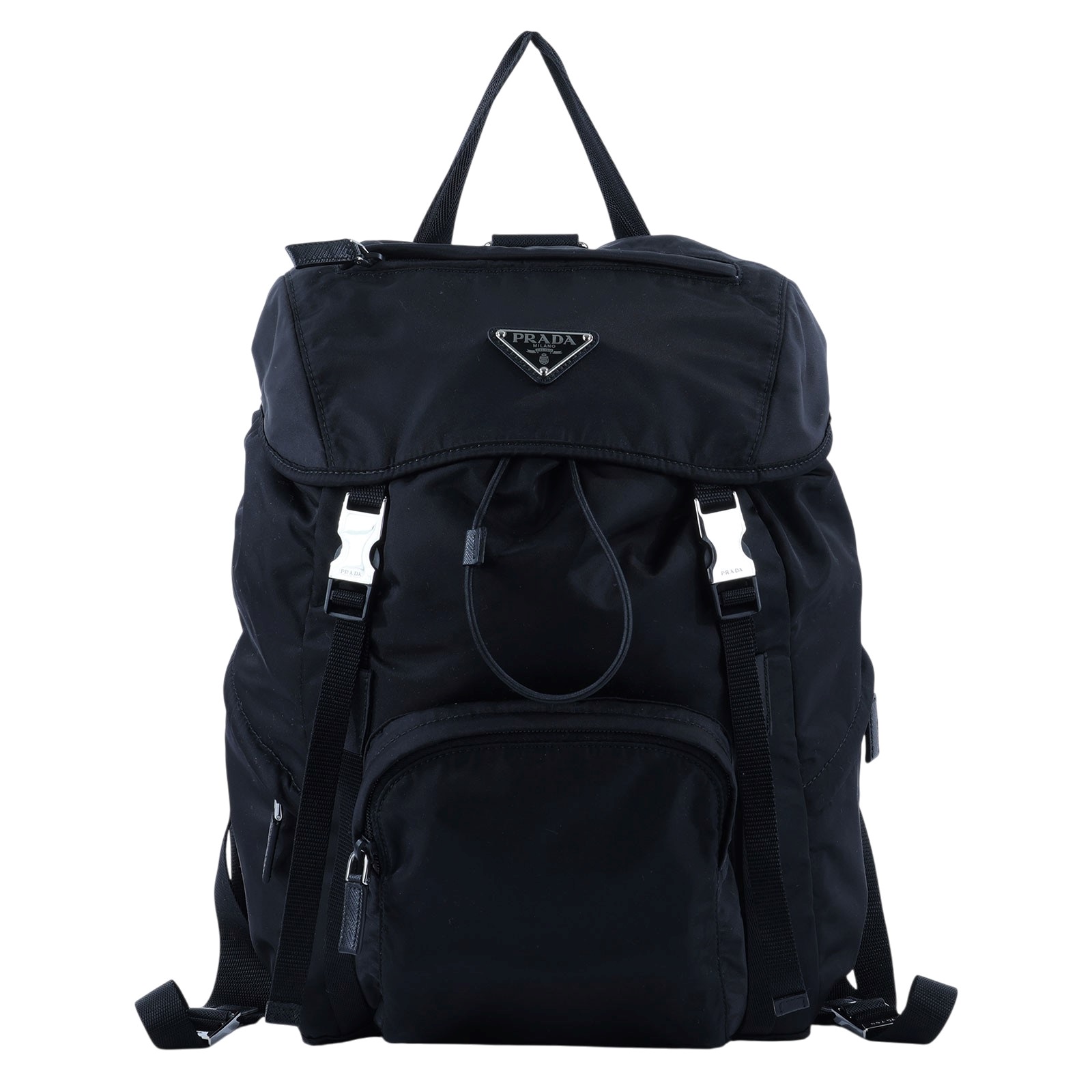 普拉達 PRADA Re-Nylon 背囊 1BZ039_RV44 黑尼龍後背包 防塵袋