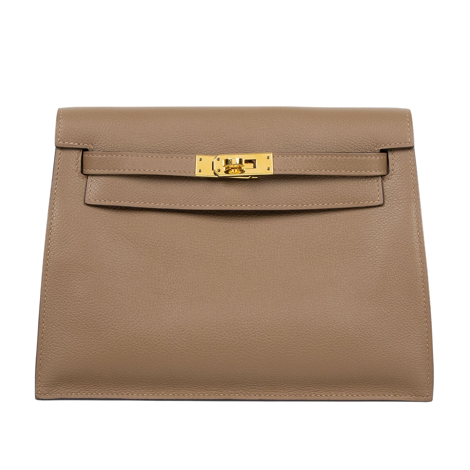 愛馬仕 Hermes Kelly Danse 側背 斜背 肩背包 威瑪犬米色 金色五金 H079008CCD0 /D刻  原廠盒子/防塵袋/背帶/購買證明