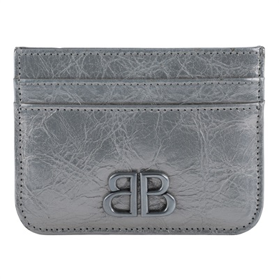 巴黎世家 BALENCIAGA Monaco 卡片夾 7654632AAYQ 銀卡夾套 原廠盒子/防塵袋