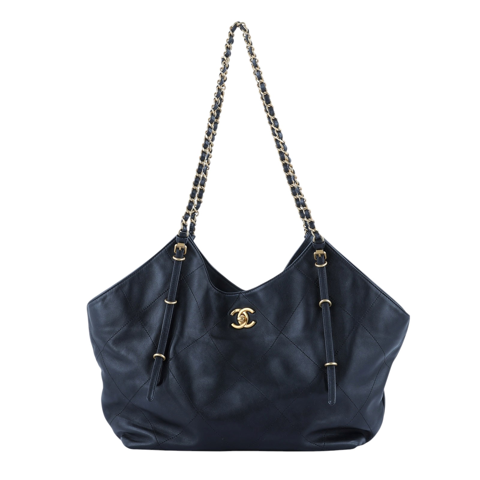 香奈兒 CHANEL 特大 購物袋 AS5463 晶片款 黑MAXI HOBO托特 原廠盒子/防塵袋/內袋