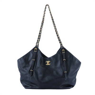 香奈兒 CHANEL 特大 購物袋 AS5463 晶片款 黑MAXI HOBO托特 原廠盒子/防塵袋/內袋