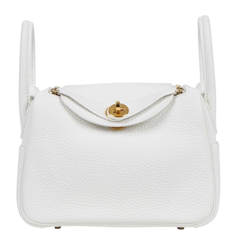 愛馬仕 Hermes Lindy 琳迪包 迷你 新白色 金色五金 H079086CC0U W刻 新白MINI LINDY 原廠盒子/防塵袋