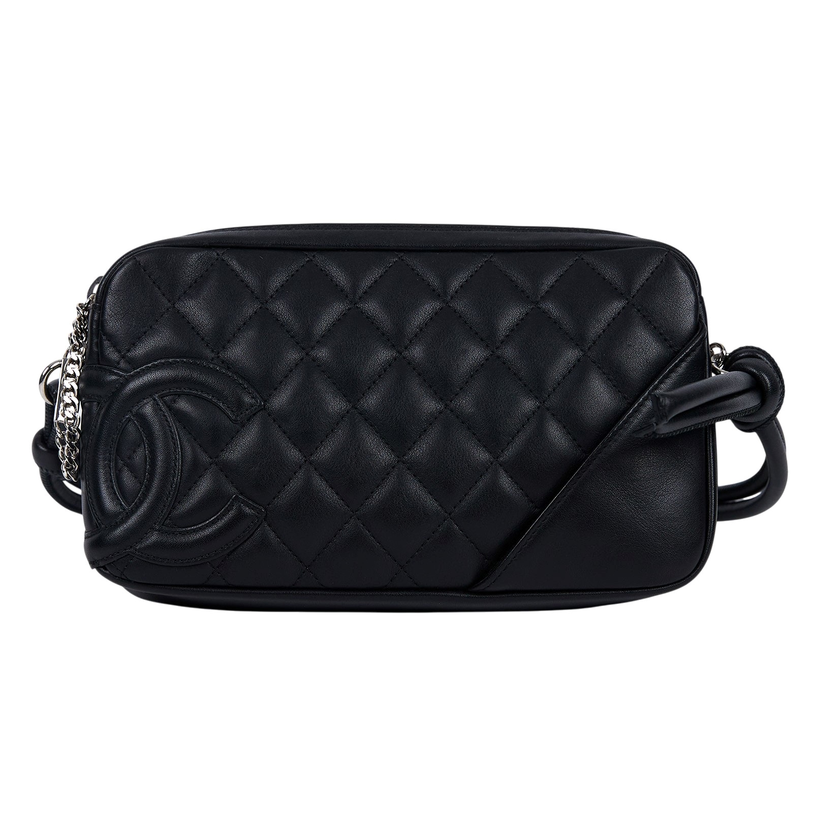 香奈兒 CHANEL 康朋 隨身小包 A25175 9開黑康朋小包 防塵袋