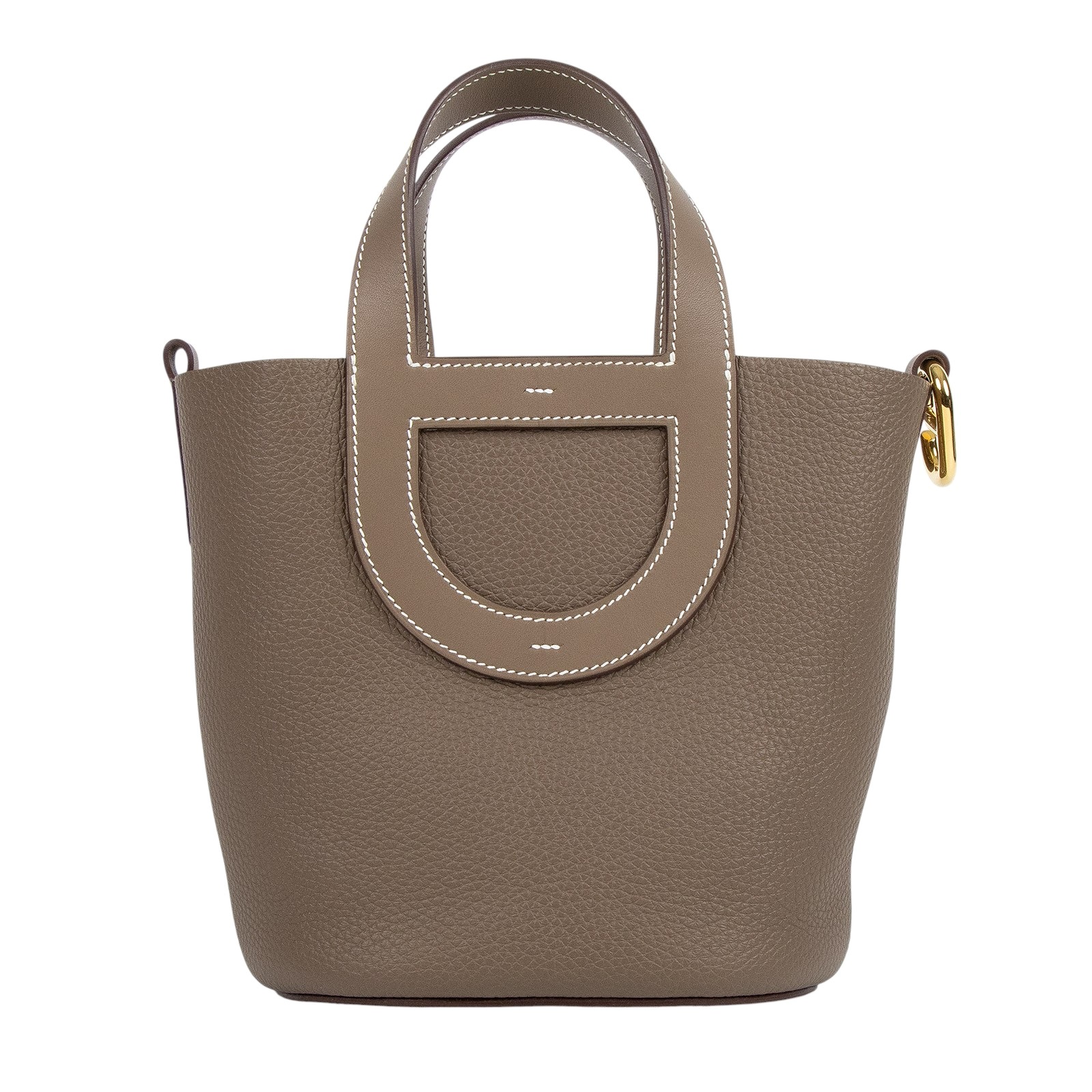 愛馬仕 Hermes In The Loop 18  豬鼻 菜籃子包 ITL18 U刻 大象灰IN THE LOOP 18 防塵袋