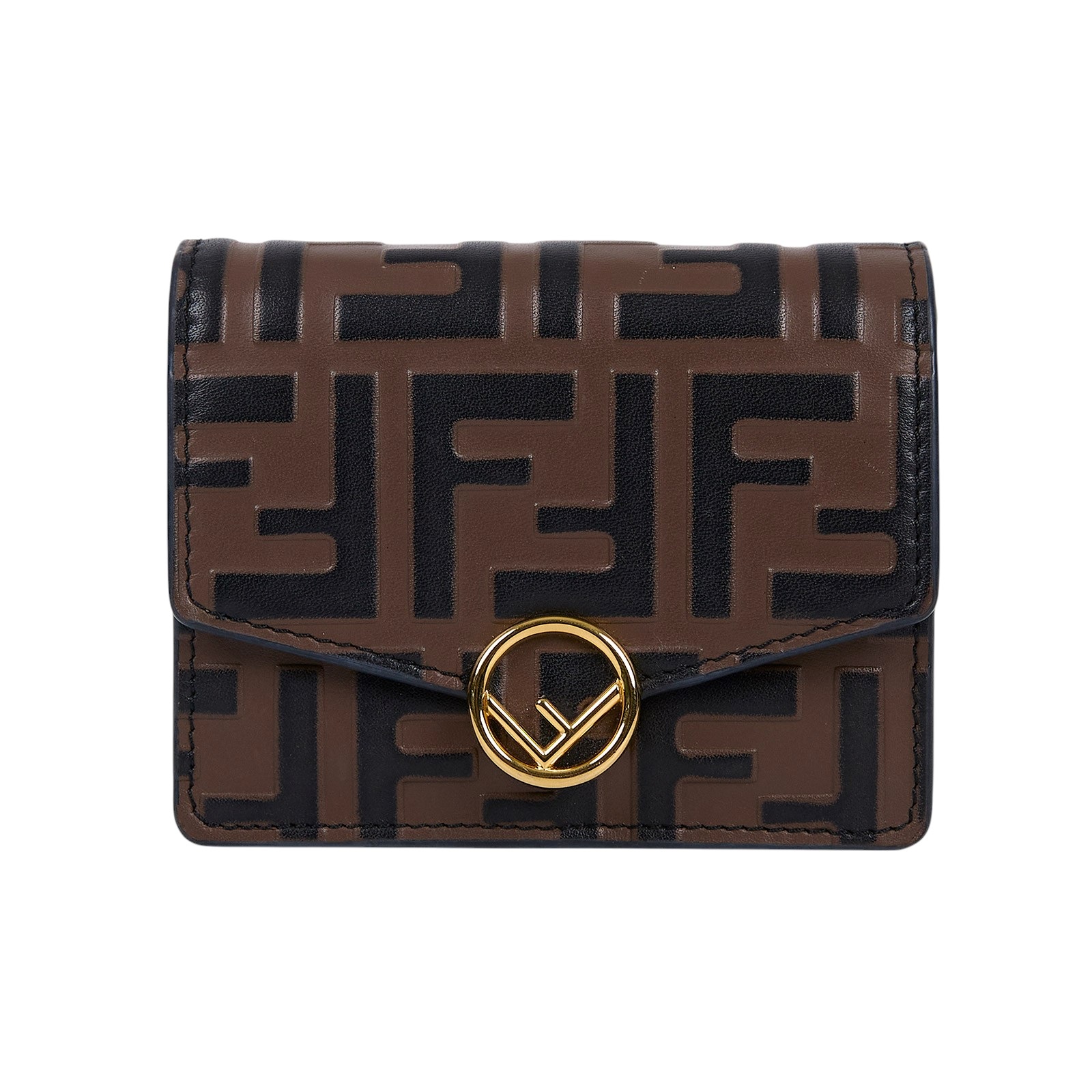 芬迪 FENDI 可斜背錢包 零錢包 8M0408AAFM 原花FF零錢鍊包 無附屬品