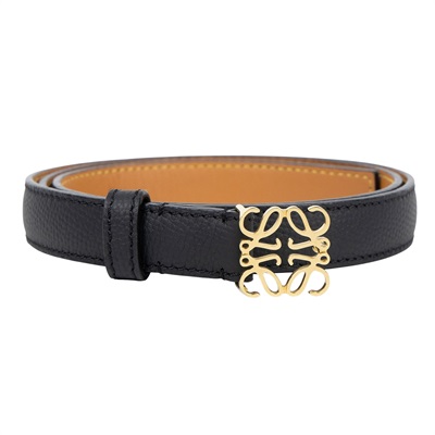 羅意威 LOEWE Anagram 腰帶  黑皮帶 無附屬品