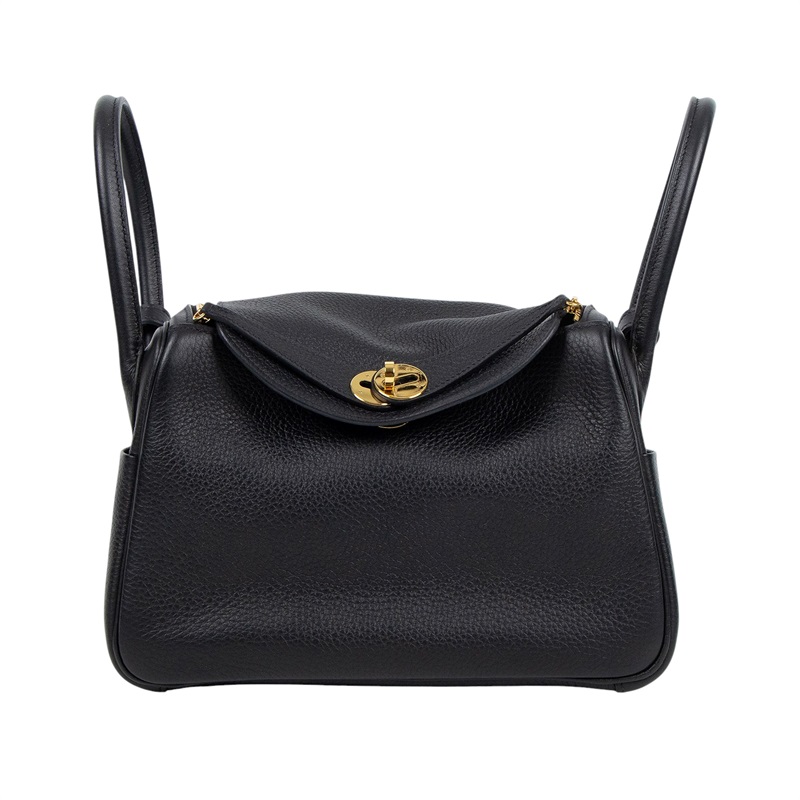 愛馬仕 Hermes Lindy 琳迪包 26 黑色 金色五金 H073428CC89 /W刻  原廠盒子/防塵袋/購買證明