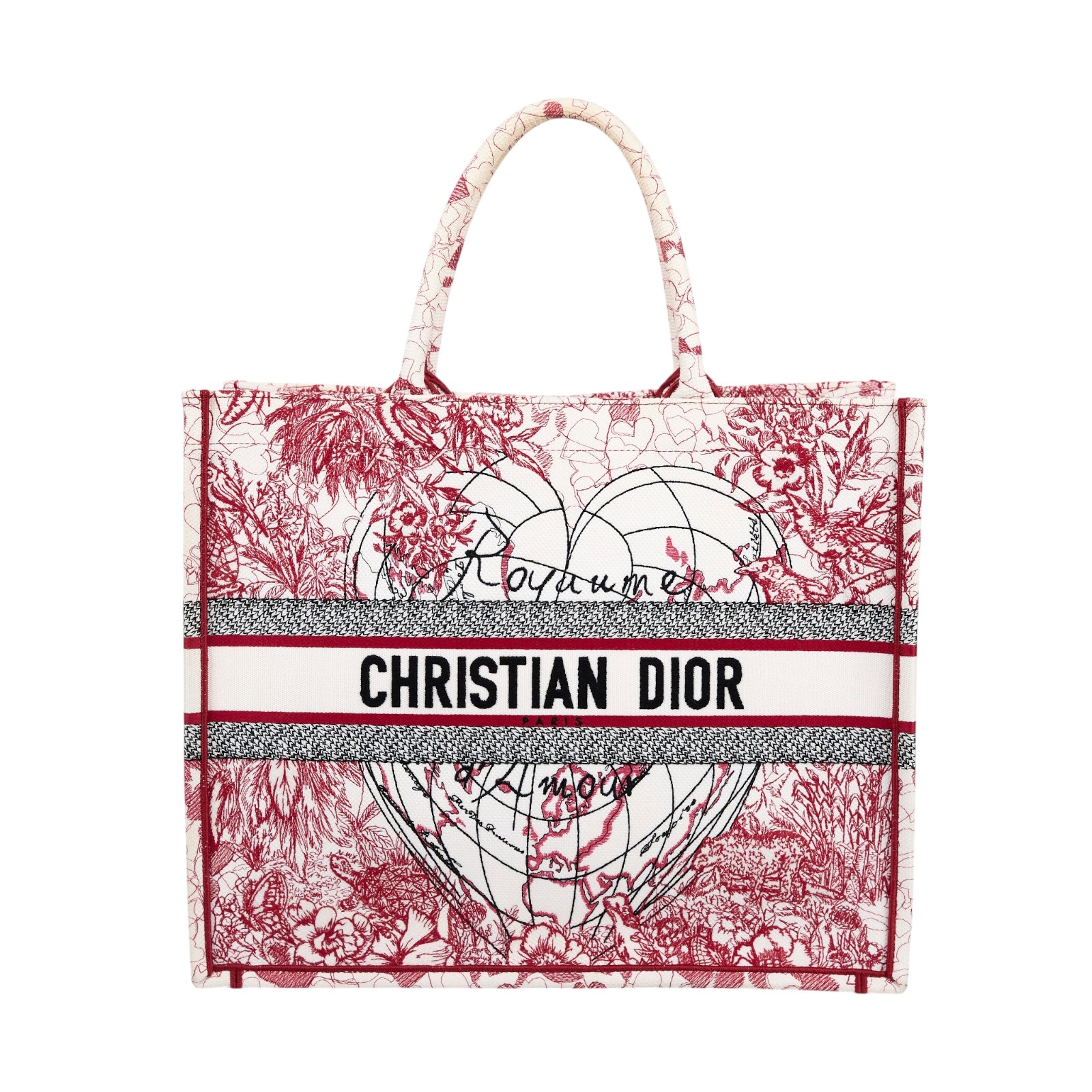迪奧 CHRISTIAN DIOR Book Tote 中型 托特包 Dior Oblique M1296ZRHT  無附屬品